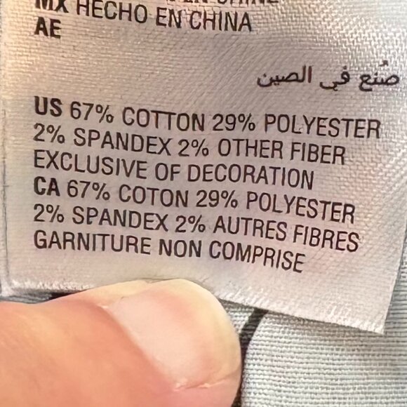 INC International Concepts Fringed Straight Leg Jeans, Size 6 - Picture 8 of 10